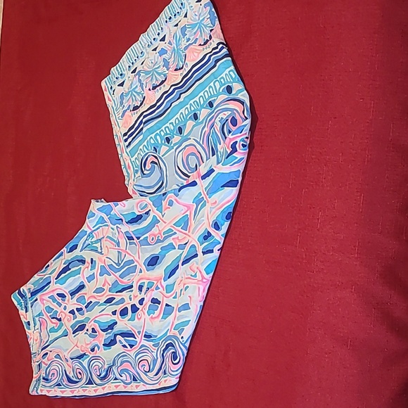 Lilly Pulitzer Pants - Lilly Pulitzer Summer ☀️ Pants, Size Medium, Color Light Blue, Pink